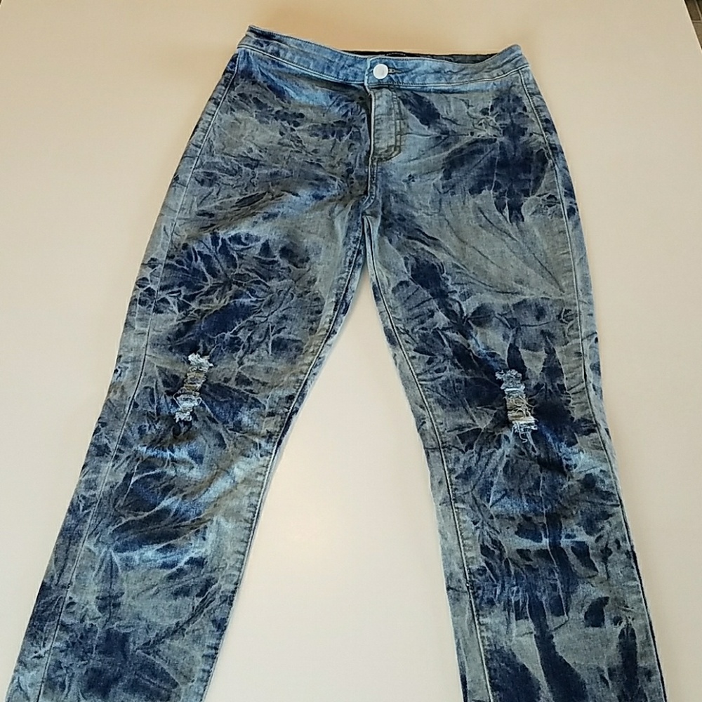 Ashley Mason Bleached High Waist jeans, 26